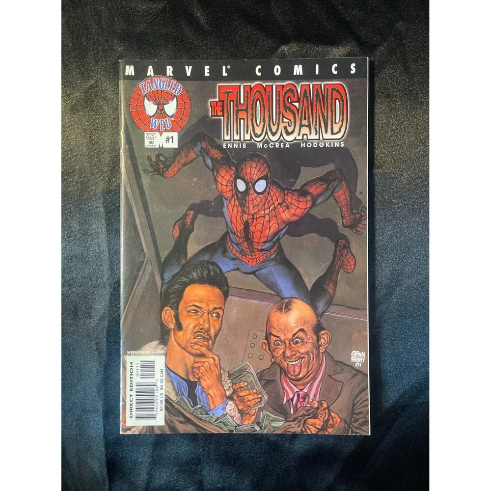 Marvel Comics Spider-Man Tangled Web 1 The Thousand Garth Ennis Glenn Fabry 2001